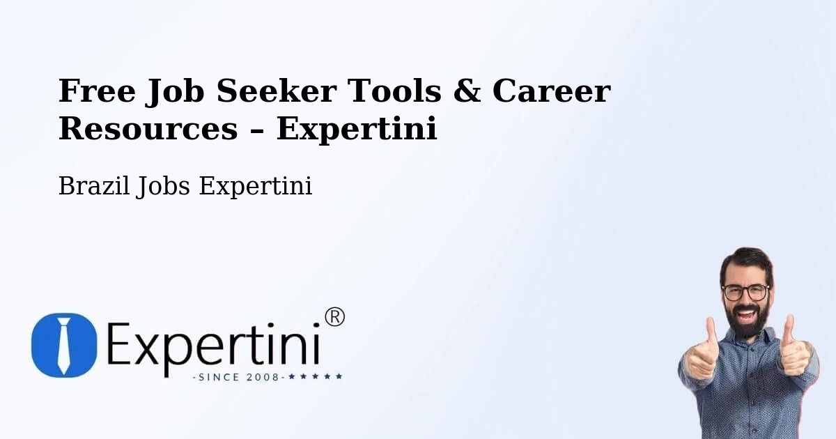 Free Job Seeker Tools & Career Resources – Osasco - Osasco, Brazil Jobs Expertini
